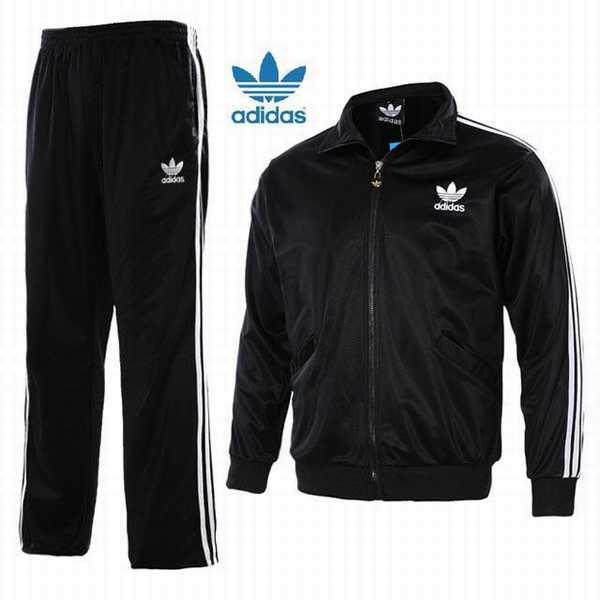 jogging adidas noir et or femme